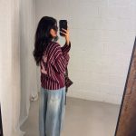 Stripe LA sweater - Bordeaux