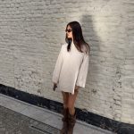 Jade Sweater dress - Creme