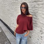 Cut out knit - Bordeaux
