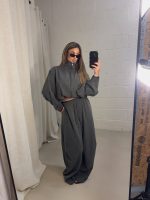 Lola pinstripe pants - Grey
