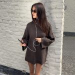 Jade Sweater dress - Brown