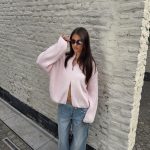 Michelle zip sweater - pink
