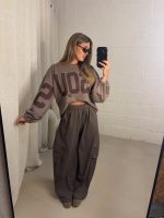 Lena cargo pants - Brown - Afbeelding 2