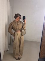 Lena cargo pants - Camel - Afbeelding 2