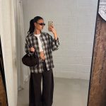 Ziggy blouse - Blocked Brown