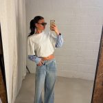 Delhia Blouse longsleeve - light grey