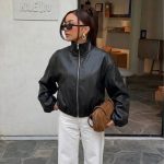 Free leather jack - Black