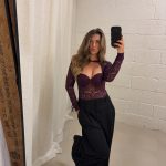 Roxy kanten body - Bordeau / Purple