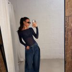 Lulu cashmere top - blue