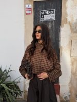 Livia Check jacket - Brown - Afbeelding 2