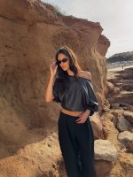 Nova off shoulder top - Dark brown - Afbeelding 2