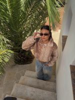 Mila fur jacket - Beige
