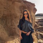 Nova off shoulder top - Dark brown